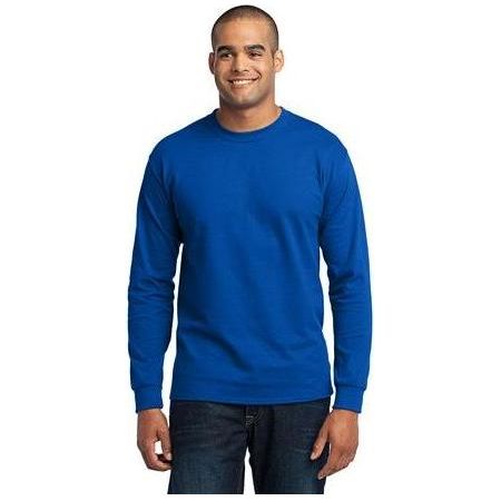 Joe's USA Men's Long Sleeve 50/50 Cotton/Poly T-Shirt Lime S Long Sleeve T-Shirts