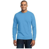 Joe's USA Men's Long Sleeve 50/50 Cotton/Poly T-Shirt Lime S Long Sleeve T-Shirts