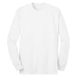 Joe's USA Men's Long Sleeve 50/50 Cotton/Poly T-Shirt White S Long Sleeve T-Shirts