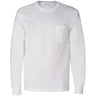 Joe's USA Men's Long Sleeve Essential T-Shirt with Pocket ON SALE Athletic Heather X - Large Short Sleeve T-Shirts
