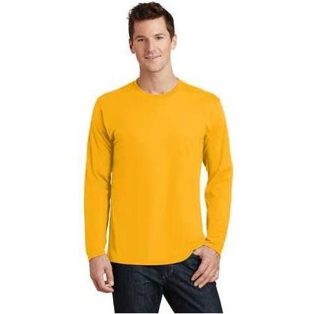 Joe's USA Men's Long Sleeve Fan Favorite Tee White S Short Sleeve T-Shirts