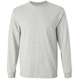Joe's USA Men's Long Sleeve Heavyweight Cotton T-Shirts in Regular, Big & Tall Ash Small Long Sleeve T-Shirts