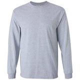 Joe's USA Men's Long Sleeve Heavyweight Cotton T-Shirts in Regular, Big & Tall Athletic Heather Small Long Sleeve T-Shirts