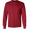 Joe's USA Men's Long Sleeve Heavyweight Cotton T-Shirts in Regular, Big & Tall Cardinal Small Long Sleeve T-Shirts