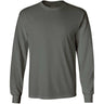 Joe's USA Men's Long Sleeve Heavyweight Cotton T-Shirts in Regular, Big & Tall Charcoal Small Long Sleeve T-Shirts