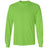 Joe's USA Men's Long Sleeve Heavyweight Cotton T-Shirts in Regular, Big & Tall Lime Small Long Sleeve T-Shirts