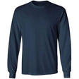 Joe's USA Men's Long Sleeve Heavyweight Cotton T-Shirts in Regular, Big & Tall Navy Small Long Sleeve T-Shirts
