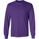 Joe's USA Men's Long Sleeve Heavyweight Cotton T-Shirts in Regular, Big & Tall Purple Small Long Sleeve T-Shirts