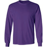 Joe's USA Men's Long Sleeve Heavyweight Cotton T-Shirts in Regular, Big & Tall Purple Small Long Sleeve T-Shirts