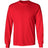 Joe's USA Men's Long Sleeve Heavyweight Cotton T-Shirts in Regular, Big & Tall Red Small Long Sleeve T-Shirts