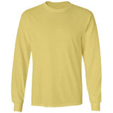 Joe's USA Men's Long Sleeve Heavyweight Cotton T-Shirts in Regular, Big & Tall Yellow Small Long Sleeve T-Shirts