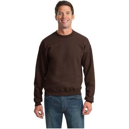 Joe's USA Men's NuBlend Crewneck Sweatshirt Small Chocolate Crewneck Sweatshirts