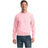 Joe's USA Men's NuBlend Crewneck Sweatshirt Small Classic Pink Crewneck Sweatshirts
