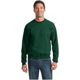 Joe's USA Men's NuBlend Crewneck Sweatshirt Small Forest Green Crewneck Sweatshirts