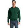 Joe's USA Men's NuBlend Crewneck Sweatshirt Small Forest Green Crewneck Sweatshirts