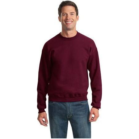 Joe's USA Men's NuBlend Crewneck Sweatshirt Small Maroon Crewneck Sweatshirts