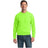 Joe's USA Men's NuBlend Crewneck Sweatshirt Small Neon Green Crewneck Sweatshirts