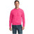 Joe's USA Men's NuBlend Crewneck Sweatshirt Small Neon Pink Crewneck Sweatshirts