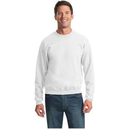 Joe's USA Men's NuBlend Crewneck Sweatshirt Small White Crewneck Sweatshirts