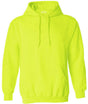 Joe's USA Men's Safety Green and Orange Hooded Sweatshirt - Work Hoodie Safety Green Small Hoodies