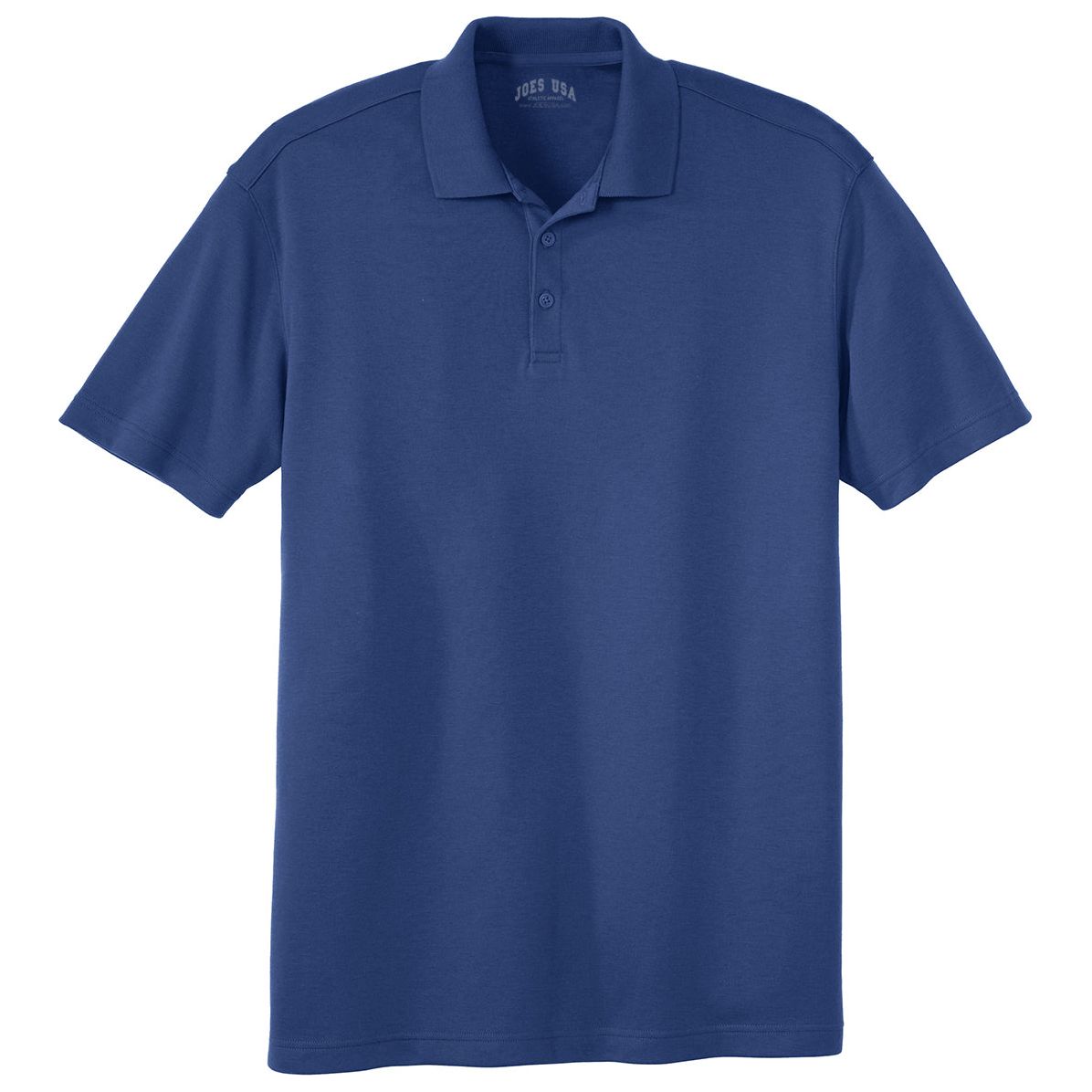Joe's USA Men's Silk Touch Interlock Performance Polo Royal Blue X - Small Polos/Knits