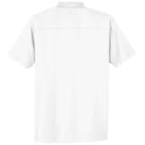 Joe's USA Men's Silk Touch Interlock Performance Polo White X - Small Polos/Knits