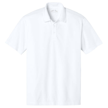 Joe's USA Men's Silk Touch Performance Polo XS - 6XL White Small Polos/Knits