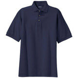Joe's USA Men's Tall 100% Cotton Polo Shirts Navy Large Tall