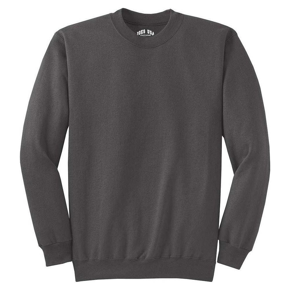 Joe's USA Men's TALL Crewneck Sweatshirts Large Tall Charcoal Tall Crewneck Sweatshirts