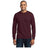 Joe's USA Mens Tall Long Sleeve 50/50 Cotton/Poly T-Shirt Large Tall Athletic Maroon Short Sleeve T-Shirts