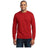 Joe's USA Mens Tall Long Sleeve 50/50 Cotton/Poly T-Shirt Large Tall Red Short Sleeve T-Shirts