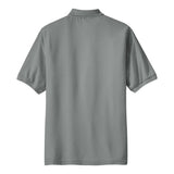Joe's USA Men's Tall Silk Touch Polo with Pocket Cool Grey Large Tall Polos/Knits
