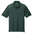 Joe's USA Men's Tall Silk Touch Polo with Pocket Dark Green Large Tall Polos/Knits