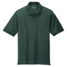 Joe's USA Men's Tall Silk Touch Polo with Pocket Dark Green Large Tall Polos/Knits
