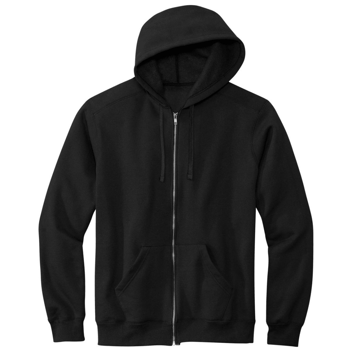 Joe's USA Men's USA MADE Full - Zip Hoodie Small Black Zip Hoodies