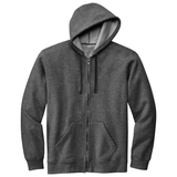 Joe's USA Men's USA MADE Full - Zip Hoodie Small Charcoal Heather Zip Hoodies