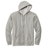 Joe's USA Men's USA MADE Full - Zip Hoodie Small Heather Grey Zip Hoodies
