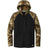 Joe's USA Moisture Wicking 2 - Tone Full - Zip Camo Hoodie X - Small Black/ Realtree Edge