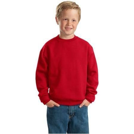 Joe's USA NuBlend Crewneck Sweatshirt Large True Red Crewneck Sweatshirts