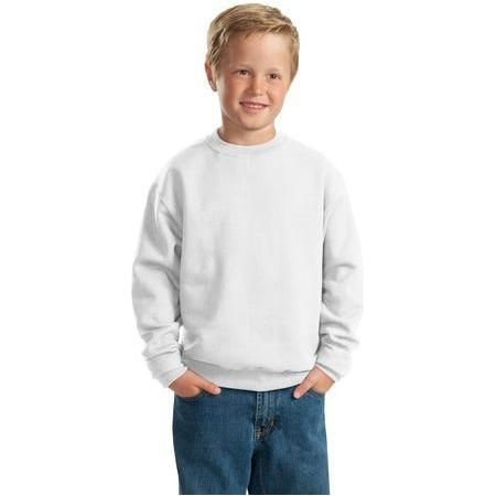 Joe's USA NuBlend Crewneck Sweatshirt Small White Crewneck Sweatshirts