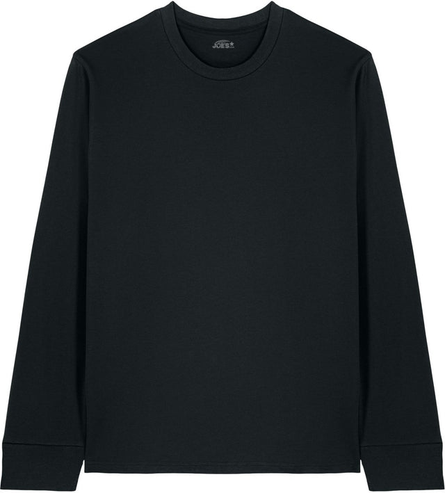 Joe's USA Organic Cotton Long Sleeve Tee Black XS Long Sleeve T-Shirts