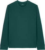 Joe's USA Organic Cotton Long Sleeve Tee Glazed Green XS Long Sleeve T-Shirts