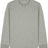 Joe's USA Organic Cotton Long Sleeve Tee Heather Grey XS Long Sleeve T-Shirts