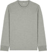 Joe's USA Organic Cotton Long Sleeve Tee Heather Grey XS Long Sleeve T-Shirts