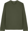 Joe's USA Organic Cotton Long Sleeve Tee Khaki Green XS Long Sleeve T-Shirts