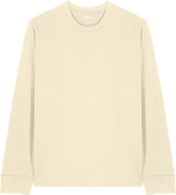 Joe's USA Organic Cotton Long Sleeve Tee Natural Raw XS Long Sleeve T-Shirts
