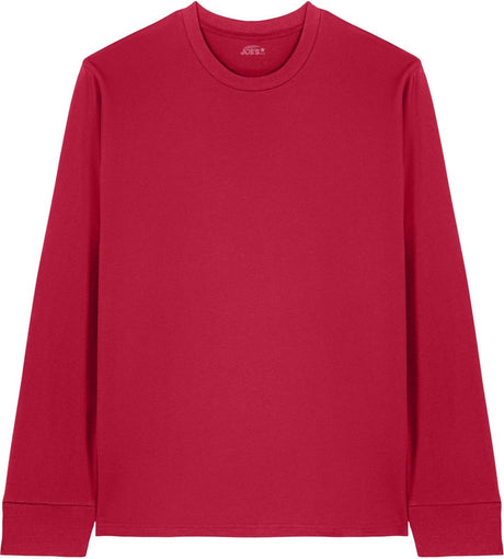 Joe's USA Organic Cotton Long Sleeve Tee Red XS Long Sleeve T-Shirts