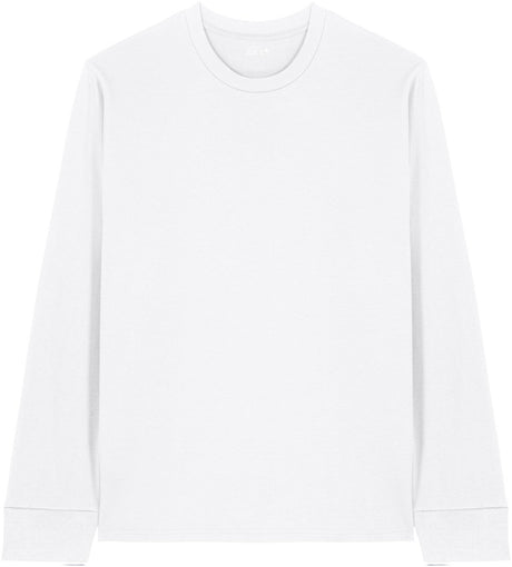 Joe's USA Organic Cotton Long Sleeve Tee White XS Long Sleeve T-Shirts