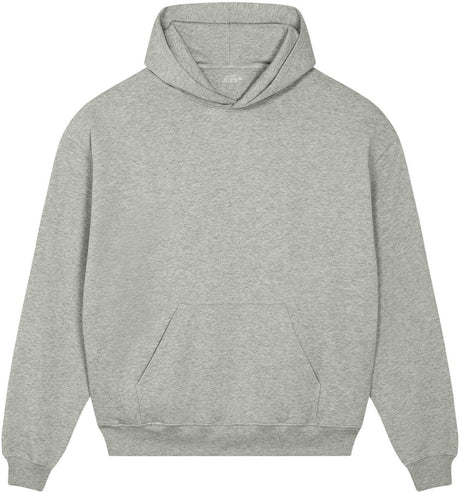 Joe's USA Organic Cotton Unisex Dry Hooded Sweatshirt Heather Grey XS Sweatshirts