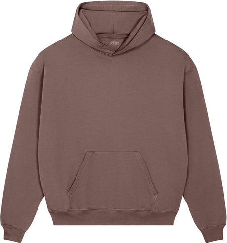 Joe's USA Organic Cotton Unisex Dry Hooded Sweatshirt Kaffa Coffee XS Sweatshirts